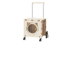 Portable Folding Shopping Cart with Universal Wheels for Grocery, Home, Outdoor and Pet Use