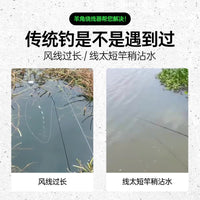 Fishing Line Winder Board with O-Rings for Traditional Angling