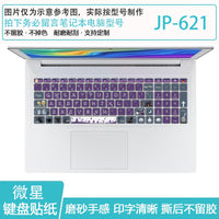 Keyboard Stickers for MSI Laptops GE62VR GP63 GL65 GS63 GE60