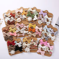 5-Piece Baby Headband Set with DIY Bows for Girls, Newborns, and Toddlers