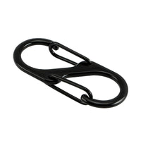 S-Type Carabiner Clip for Outdoor Camping and Travel, Multifunctional Bag Hook, Stainless Steel Double Hook