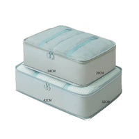 Travel Packing Cube Set for Clothes, Underwear, and Toiletries
