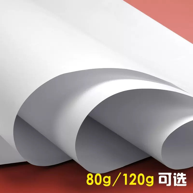 Large White Cardboard Paper for Painting and Drawing, Thin White Paper Sheets for Students and Artists