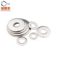 304 Stainless Steel Ultra-Thin Flat Washers for Screws, M6-M10