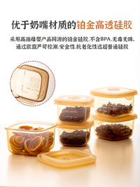 KE Baby Platinum Silicone Food Storage Container for Freezing and Steaming