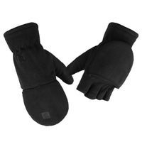 Winter Warm Half-Finger Flip-Top Gloves for Men and Women