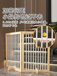 Pet Safety Gate for Stairs and Doorways - Drill-Free, Customizable Isolation Barrier for Dogs and Cats