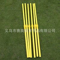 Retractable Soccer Training Agility Pole for Kids - Obstacle Course & Basketball Drill Aid