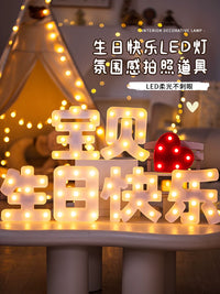 Happy Birthday LED Neon Sign for Car Trunk Decor, Proposal, Valentine's Day, and Party Ambiance