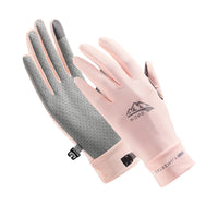 Women's Cycling Gloves Breathable Thin Outdoor Sports Hiking Fitness Driving Non-slip Touchscreen Full/Half Finger Sun Protection