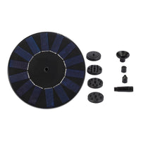 Solar-Powered Fountain Pump with Oxygenator for Outdoor Ponds and Water Features