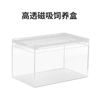 Acrylic Transparent Reptile Breeding Box for Lizards, Frogs, Spiders, and Small Snakes