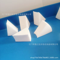 Latex-Free NBR Makeup Sponge Puffs for Wet & Dry Use, Triangle Cosmetic Applicator