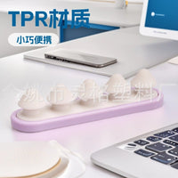 Mushroom Design Multi-Port Desktop Cable Organizer Clips