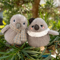 Cute Bird Plush Magnetic Shoulder Doll Keychain Pendant Bag Charm Gift