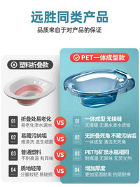 Foldable Sitz Bath Basin for Toilet, Postpartum Care, Hemorrhoid Treatment, and Perineal Soaking
