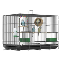 Portable Foldable Bird Cage for Parakeets Cockatiels Lovebirds Finches