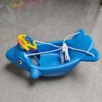 Kids' Single Plastic Swing Seat for Indoor/Outdoor Playgrounds