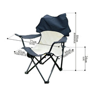 Portable Folding Armchair for Outdoor Activities, Fishing, and Beach Use - Adult and Child Friendly