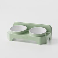 Elevated Pet Feeding Bowl for Cats and Small Dogs, Tilted Neck Protection Food and Water Dish, Non-Slip Design
