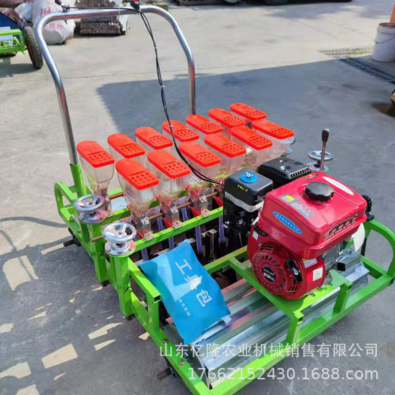 Manual & Gasoline Powered Vegetable Seeder for Leek Celery Bellflower Atractylodes
