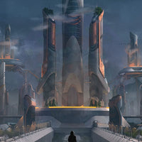 Blender Sci-Fi Future City Skyscraper 3D Model Kit (FBX, OBJ)