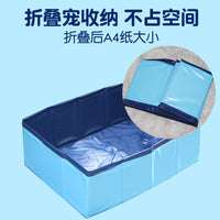 Foldable Pet Bath Tub Pool for Small to Medium Dogs and Cats