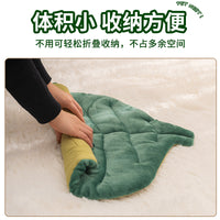 Pet Bed Mat for Cats and Dogs, Thickened Warm Cotton Cushion, All Seasons