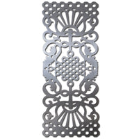 Wrought Iron Gate Fence Spearhead Ornaments for Garden and Courtyard Decor