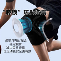 Professional Knee Brace for Sports, Running, Fitness, Hiking, Basketball, Cycling with Silicone Pad and Side Stabilizers