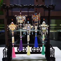 Yimo Chinese Style Floating Fragrance Pendant Wind Chime Butterfly Love Flower 3D Metal Puzzle Model Handmade Adult Decompression Gift