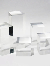Clear Acrylic Display Riser for Cosmetics, Jewelry, and Collectibles