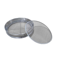 Garden Sieve with Interchangeable Mesh Screens for Soil and Compost, 30cm Stainless Steel