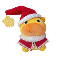 Pet Hamster Christmas Outfit Set Winter Warm Hat Cape Photo Prop