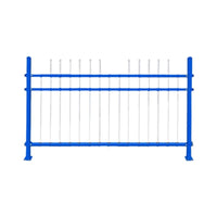 Galvanized Steel Fence Panel for Outdoor Garden Balcony Security and Anti-Climb Protection