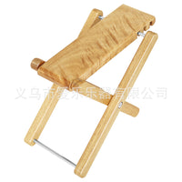 Adjustable Solid Wood Guitar Footstool for Classical Guitar Performance