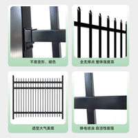 Zinc Steel Fence for Schools, Communities, and Villas - Decorative Garden Barrier