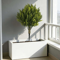 Artificial Cypress Tree Outdoor Landscape Ornament UV-Resistant Eco-Friendly Garden Balcony Decor