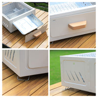 Portable Electric/Charcoal BBQ Grill for Outdoor Camping & Home Use, Smokeless Tabletop Tea Stove