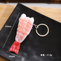 Realistic Sushi Keychain Charm for Bags and Souvenirs