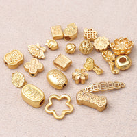 Vintage Gold Alloy Charms for DIY Bracelets and Jewelry Making