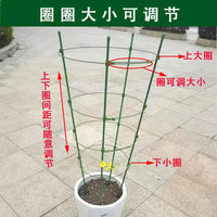 Trellis for Climbing Plants, Retractable Multi-tier Plant Support for Potted Flowers & Vines