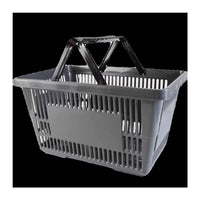 Plastic Shopping Basket with Handles for Supermarket, Grocery, Snacks, Fruit, KTV Beer
