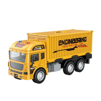 Oversized Container Truck Crane Large Truck Alloy Excavator Engineering Vehicle Toy Set for Boys