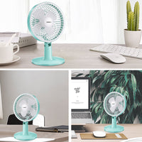 Hainasi M2-151 Portable Mini Desk Fan with Strong Airflow for Office and Students
