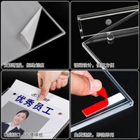 Acrylic Double-Layer A3/A5 Rainproof Dustproof Display Frame for Documents