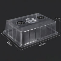 Large Seedling Tray Cover with Vents for Germination and Humidity Control