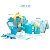 Kids' Garden Tool Set with Tote Bag, Watering Can, and Apron - Macaron Blue