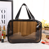 Waterproof PVC Toiletry Bag with Dry/Wet Separation, Large Capacity Portable Organizer for Travel, Swimming, and Shower