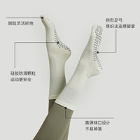 Women's Anti-Slip Toeless Yoga Pilates Socks with Five Toe Design